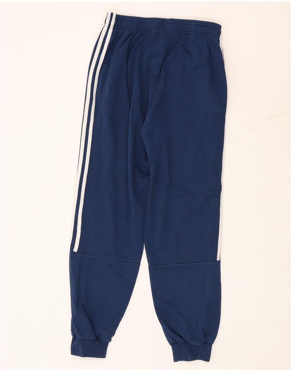 Pantaloni della tuta da ragazzo Adidas Joggers 13-14 anni in cotone blu navy