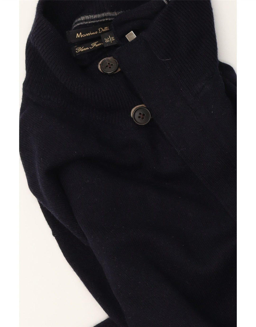 Maglione cardigan da uomo Massimo Dutti blu navy medio