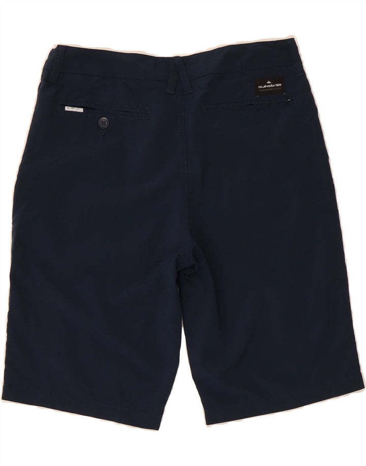 QUIKSILVER Mens Chino Shorts W27 XS  Navy Blue Polyester Vintage Quiksilver and Second-Hand Quiksilver from Messina Hembry 
