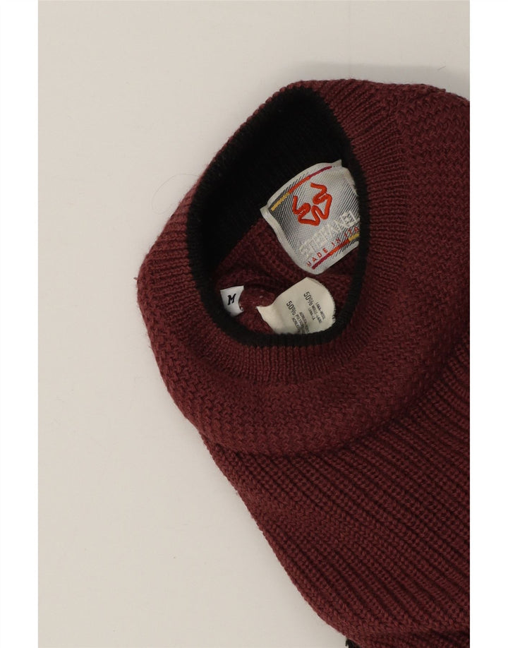Stefanel Maglione da uomo con collo alto e maglione color block medio multicolore