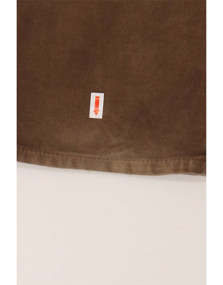 Pantaloni casual slim da uomo HACKETT W34 L34 in cotone marrone