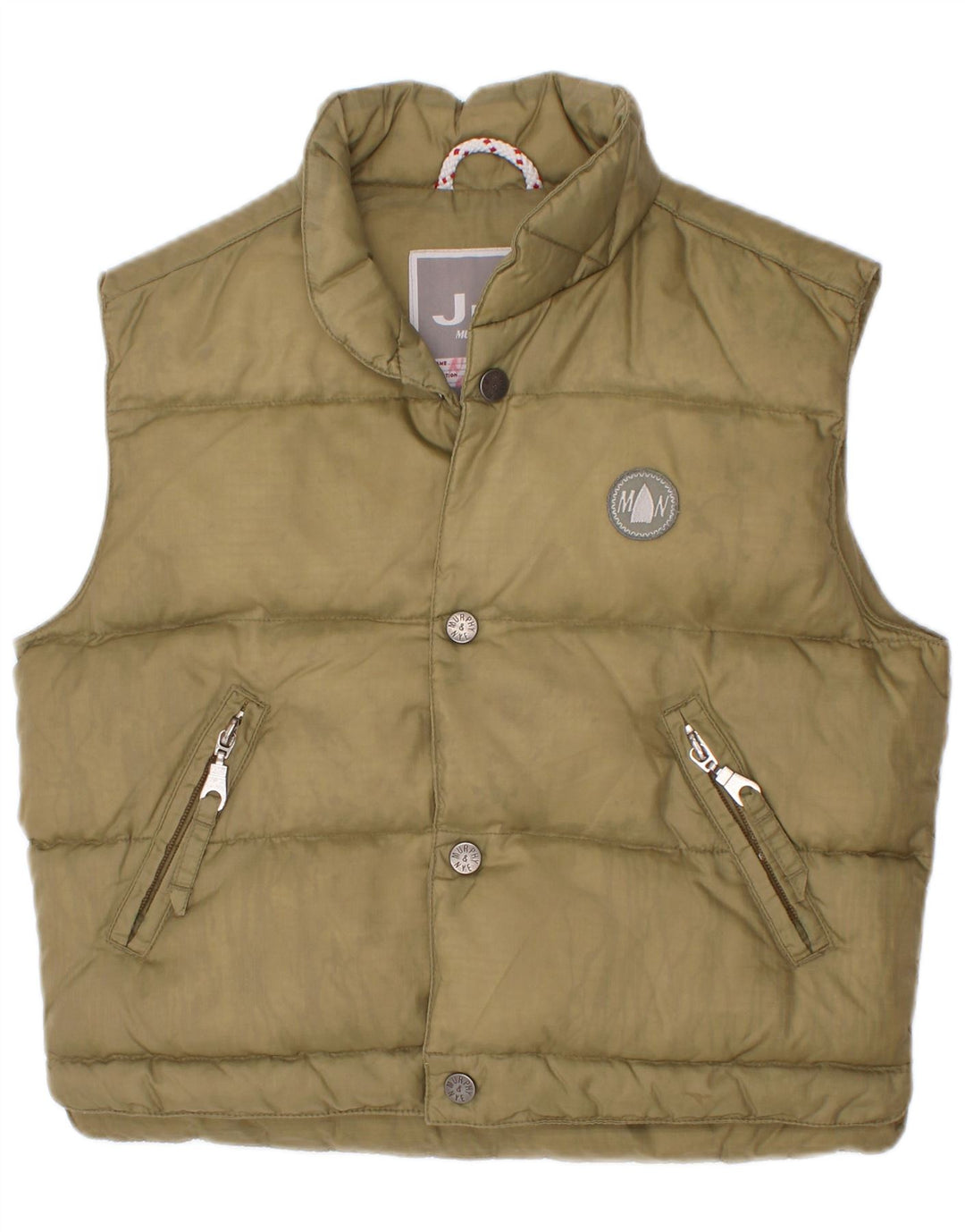 Gilet imbottito per ragazzi Murphy & Nye 2-3 anni in poliammide kaki