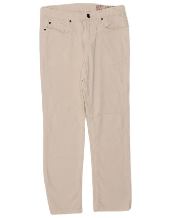Jeans dritti da donna Rifle W34 L28 cotone bianco