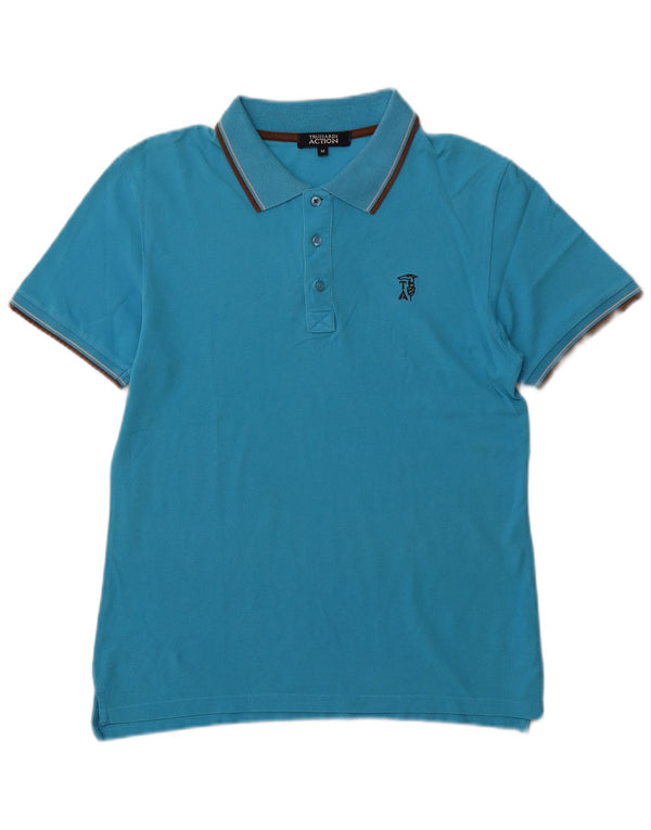 Polo Uomo TRUSSARDI Blu Medio Cotone