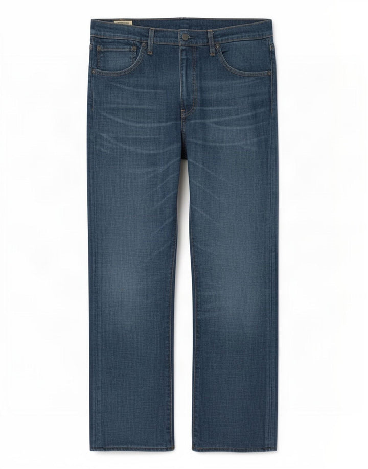 Levi's Uomo 527 Jeans Bootcut W36 L30 Cotone Blu