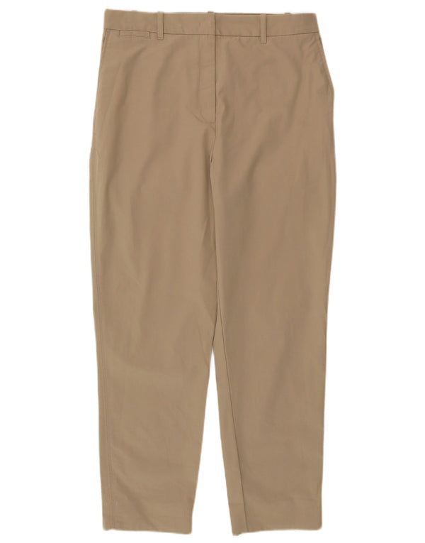 Pantaloni chino slim da donna Marks & Spencer UK 12 Medium W32 L27 Cachi