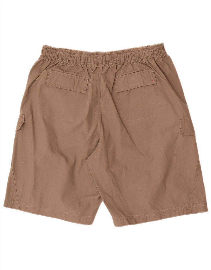 Pantaloncini cargo da ragazzo Fred Perry 15-16 anni XL W30 Poliestere marrone