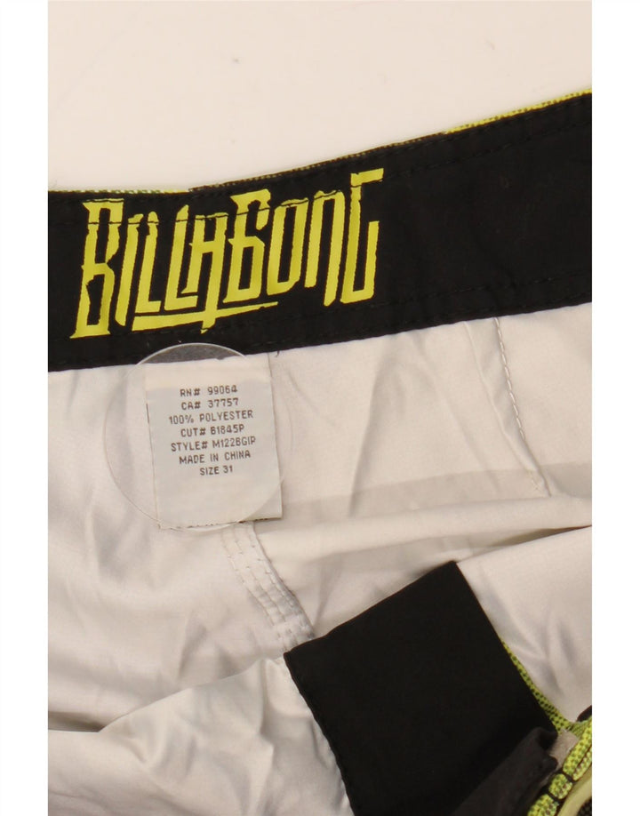 BILLABONG Pantaloncini da bagno grafici da uomo Poliestere color block medio kaki