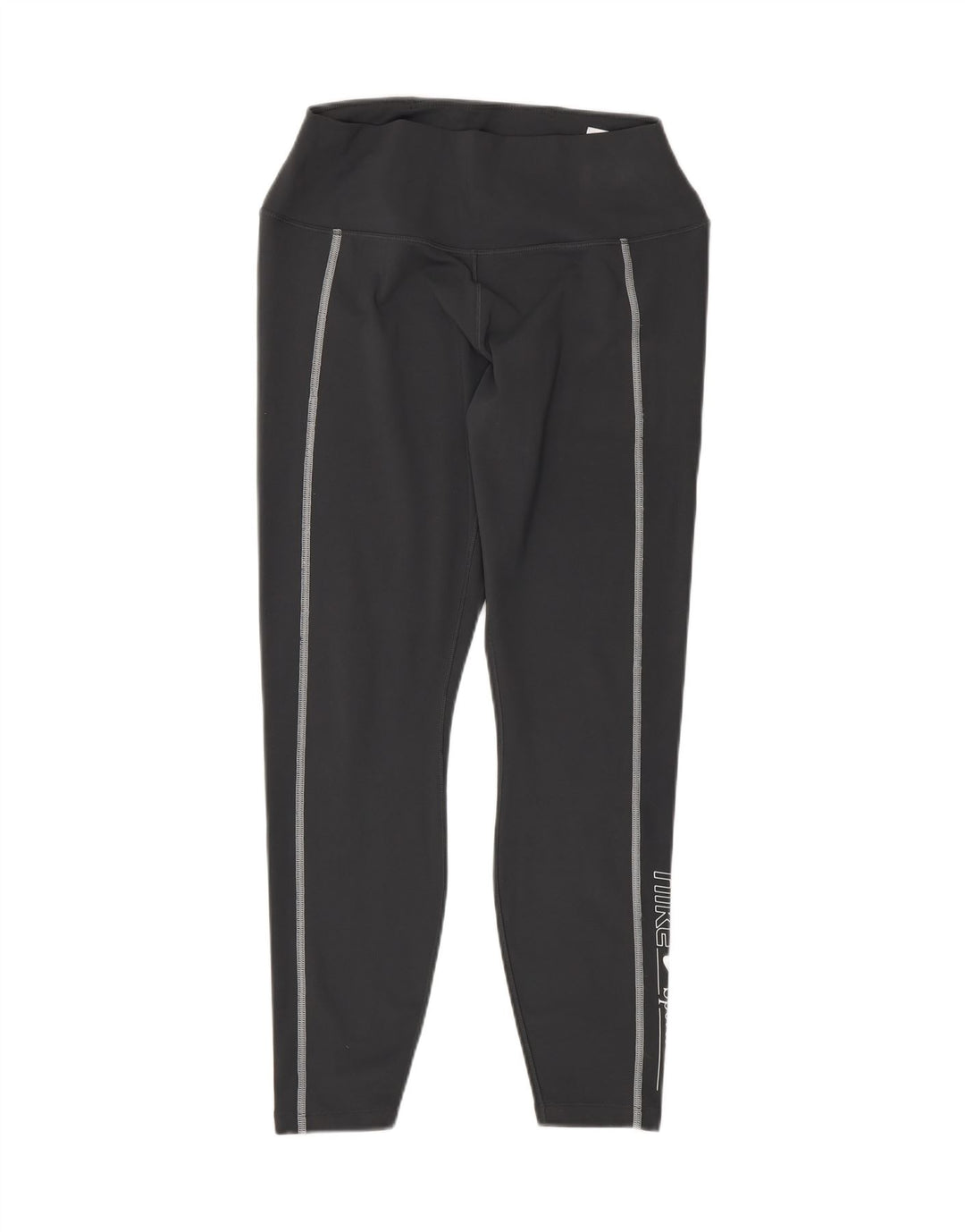 Leggings grafici da donna NIKE UK 16 grande poliestere grigio