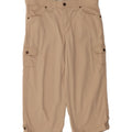 LEE Womens Cargo Capri Trousers US 10 Large W32 L20 Beige Cotton Vintage Lee and Second-Hand Lee from Messina Hembry 
