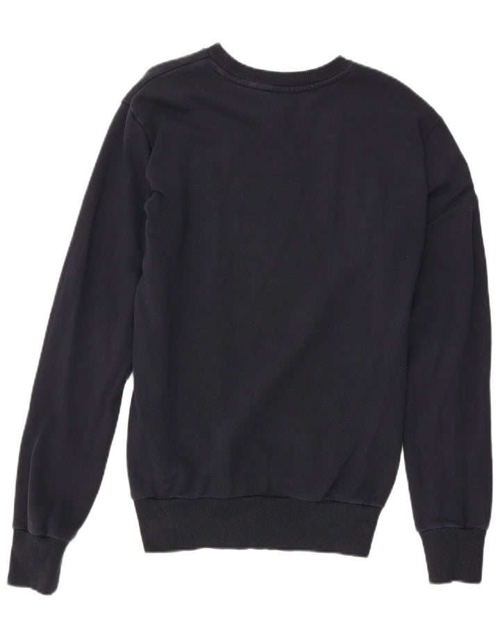 Felpa da uomo Woolrich Penn-Rich Graphic Felpa piccola in cotone blu navy