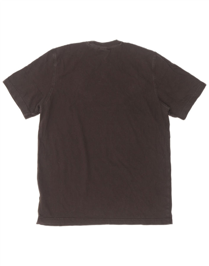 T-shirt grafica da uomo Adidas Top in cotone nero medio