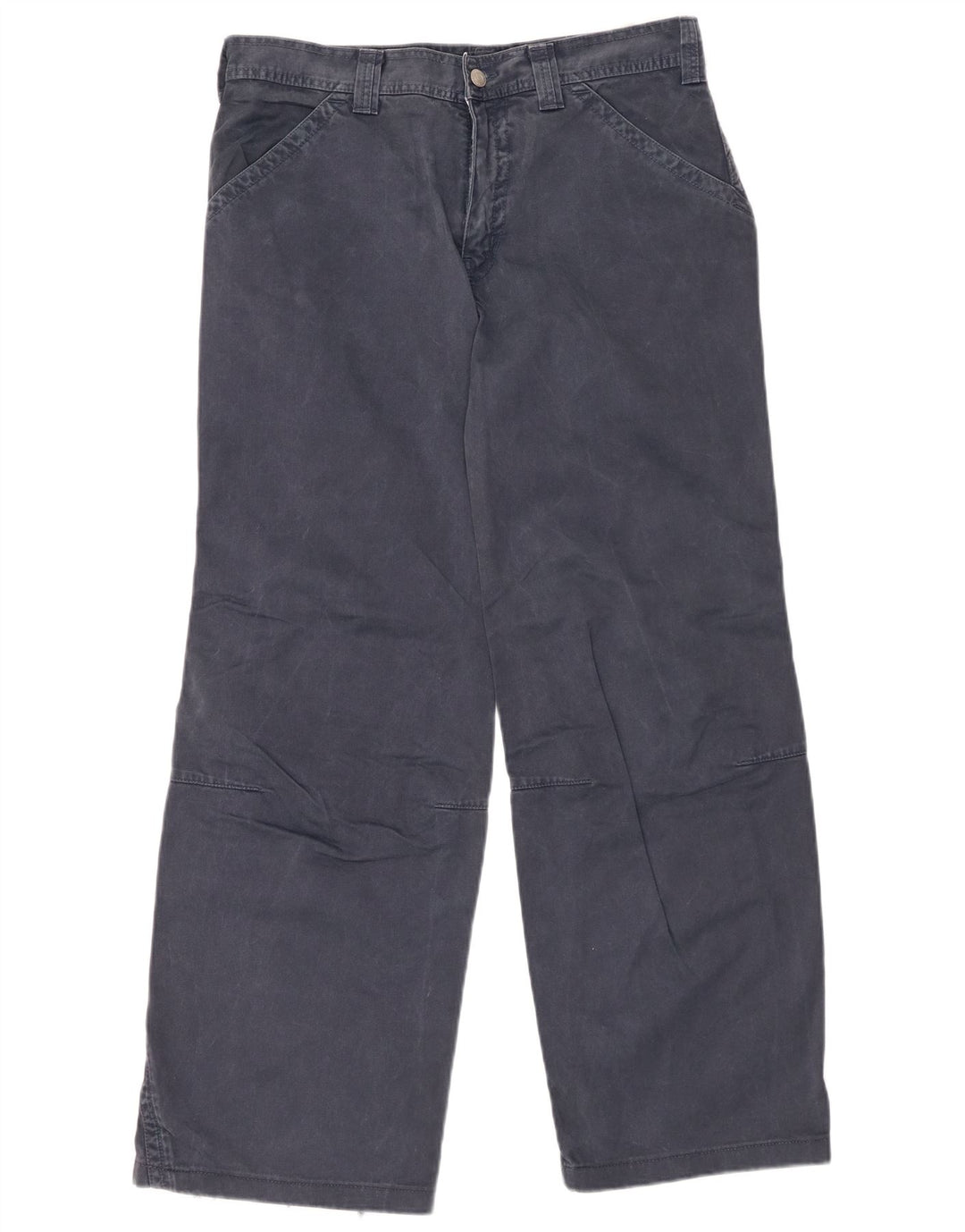 Pantaloni casual da uomo larghi ARMANI IT 48 medio W32 L30 blu navy