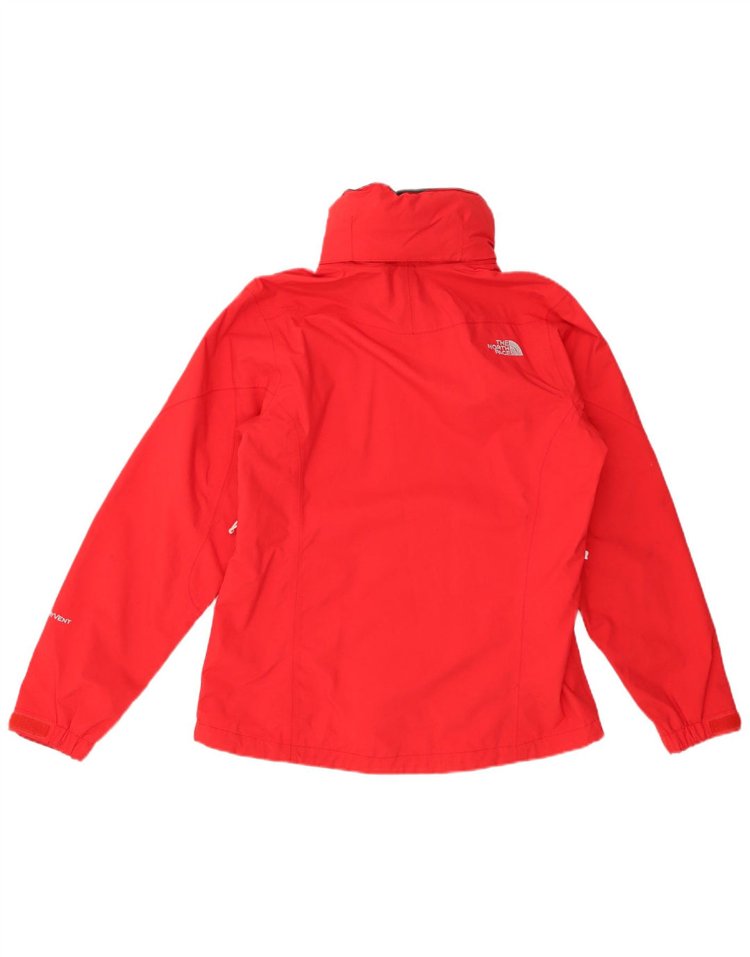THE NORTH FACE Giacca antipioggia oversize con cappuccio Hyvent da donna UK 36 piccola rossa