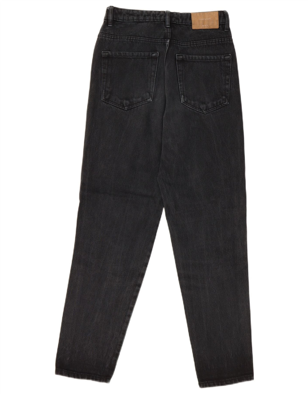 Jeans ZARA da donna a vita alta EU 32 2XS W22 L26 Nero