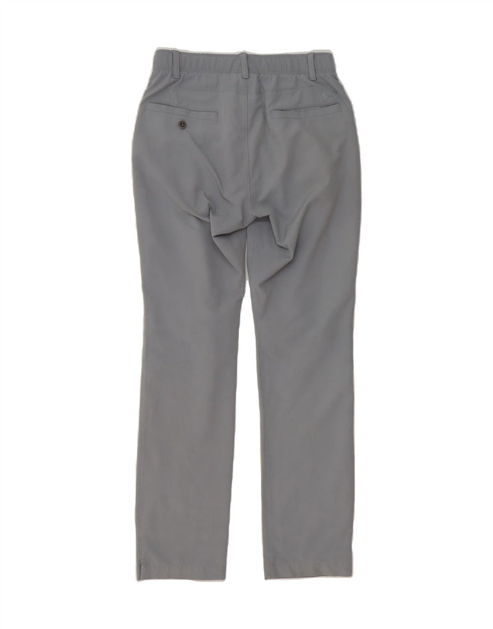 UNDER ARMOUR Mens Slim Chino Trousers W30 L32 Blue Polyester Vintage Under Armour and Second-Hand Under Armour from Messina Hembry 