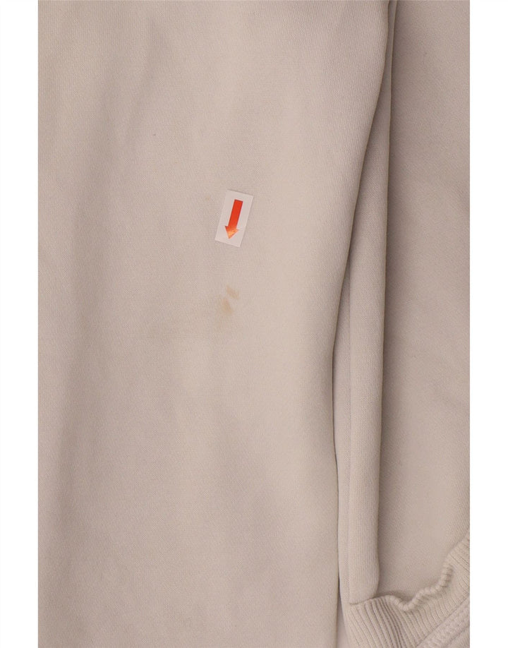 Felpa con cappuccio e zip da donna PUMA UK 10 Small Bianca