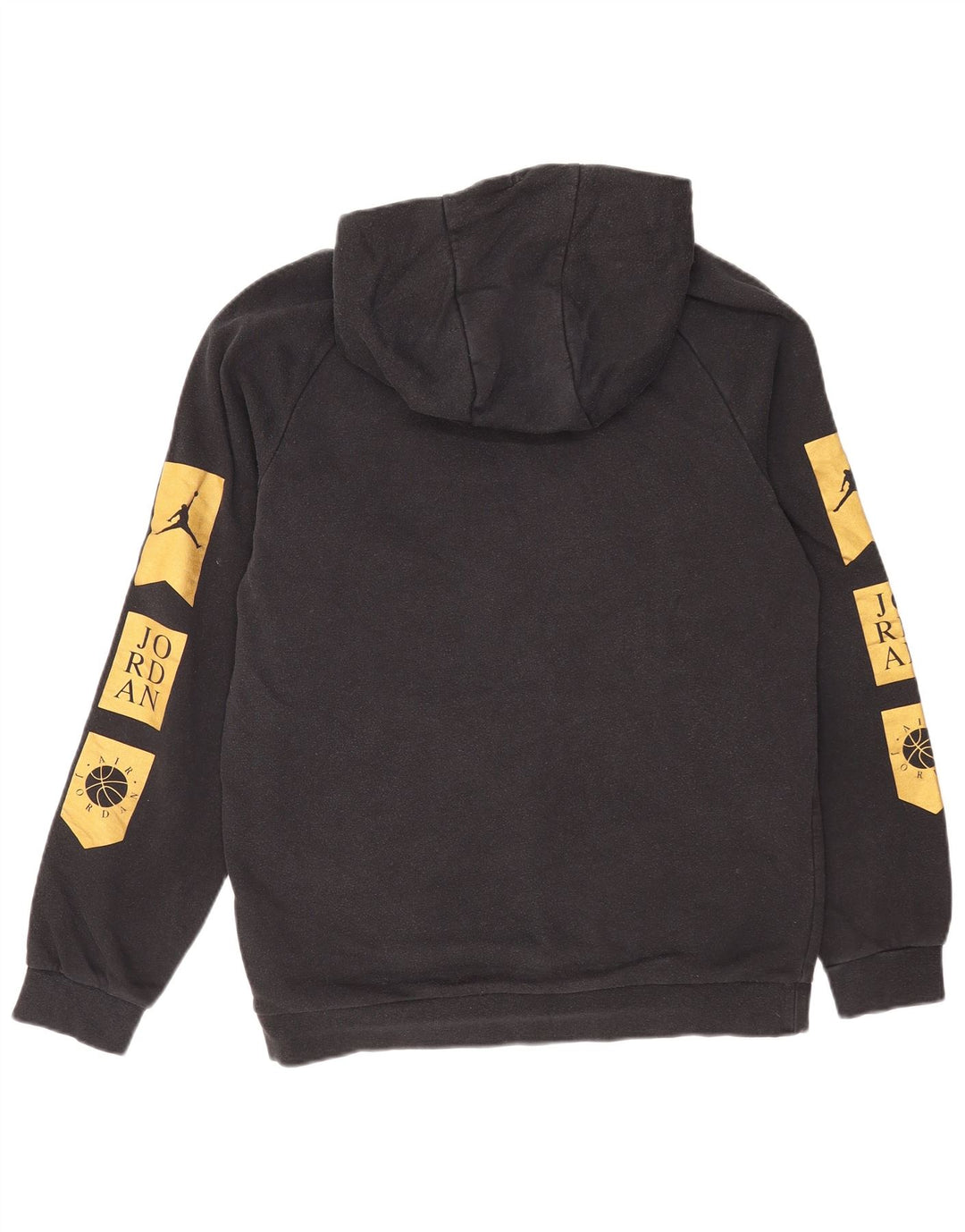 Felpa con cappuccio grafica da uomo Jordan, cotone nero medio