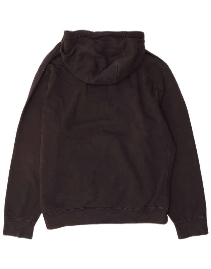 Felpa con cappuccio grafica Nike da uomo grande in cotone nero