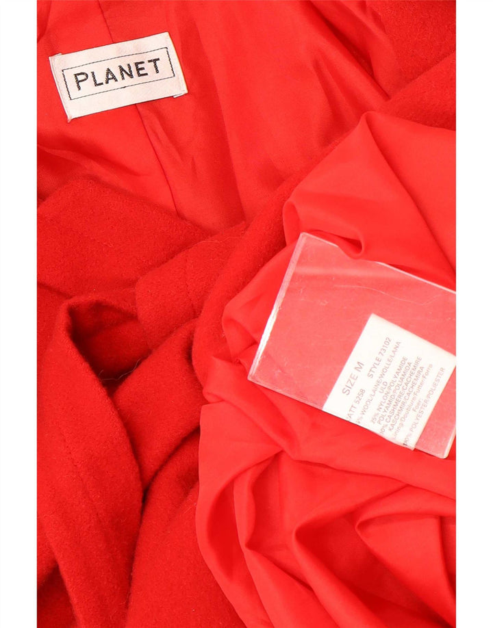Cappotto da donna Planet UK 14 Lana rossa media