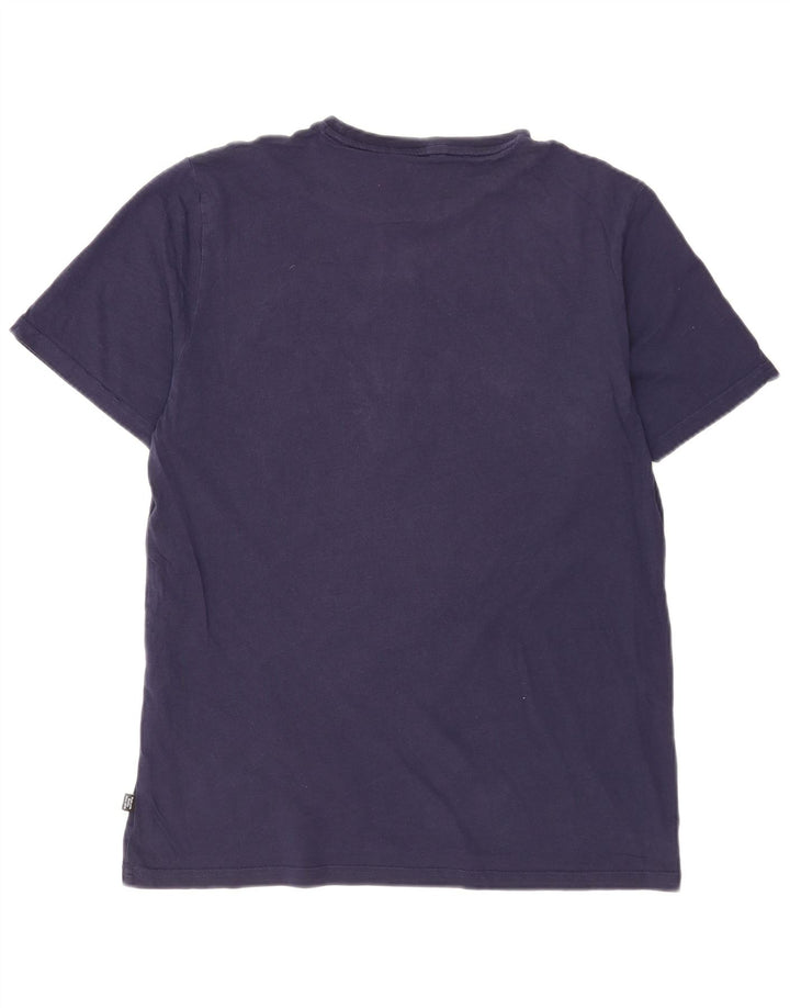 T-shirt grafica da uomo Puma Top Large Blu Navy