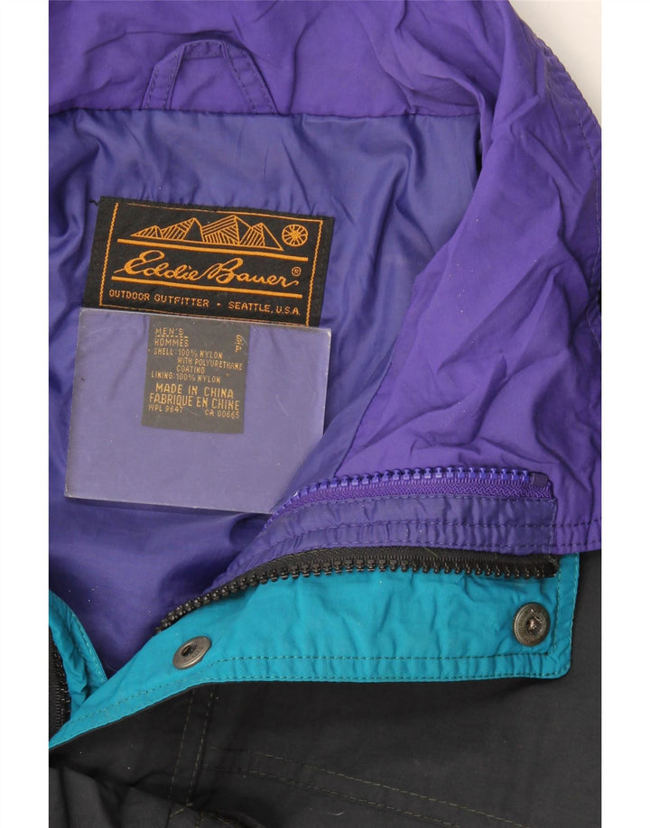 Giacca a vento da uomo Eddie Bauer UK 36 piccola in nylon nero
