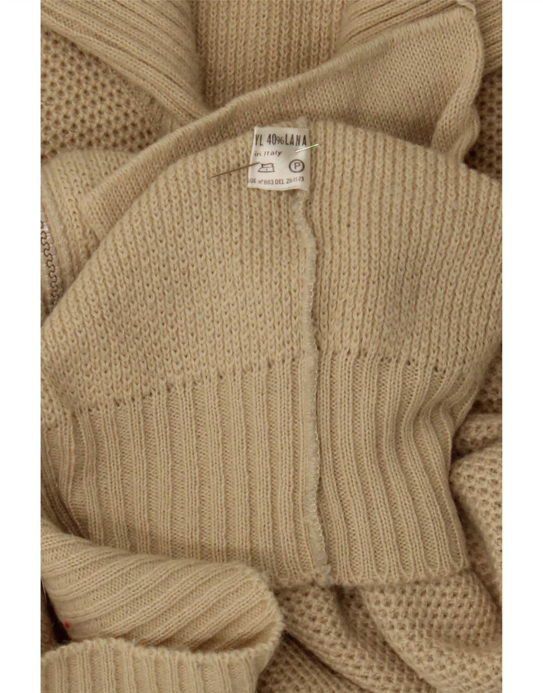 Maglione cardigan da uomo Gordon Poliestere beige medio