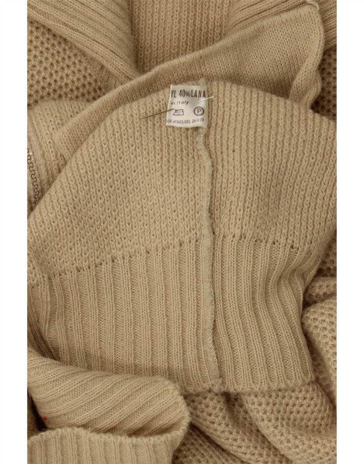 Maglione cardigan da uomo Gordon Poliestere beige medio