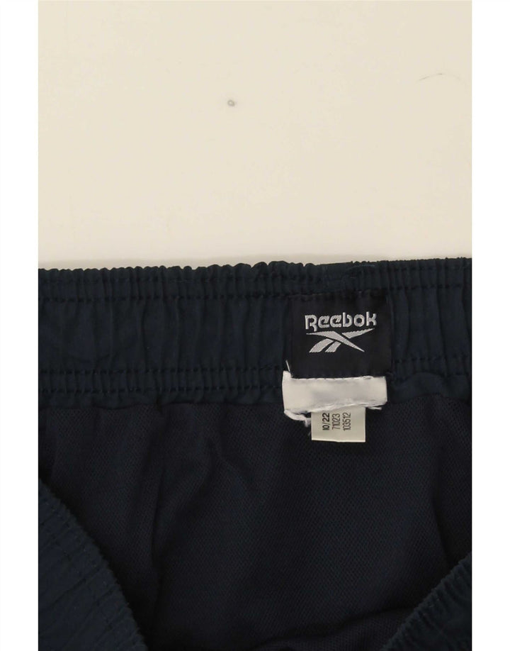 Pantaloncini sportivi Reebok da uomo con grafica media blu navy