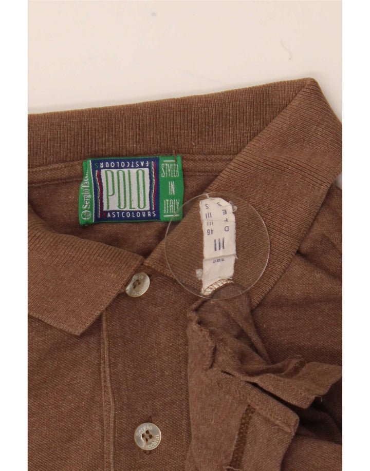 Polo da uomo a maniche lunghe Sergio Tacchini EU 46 Small Beige