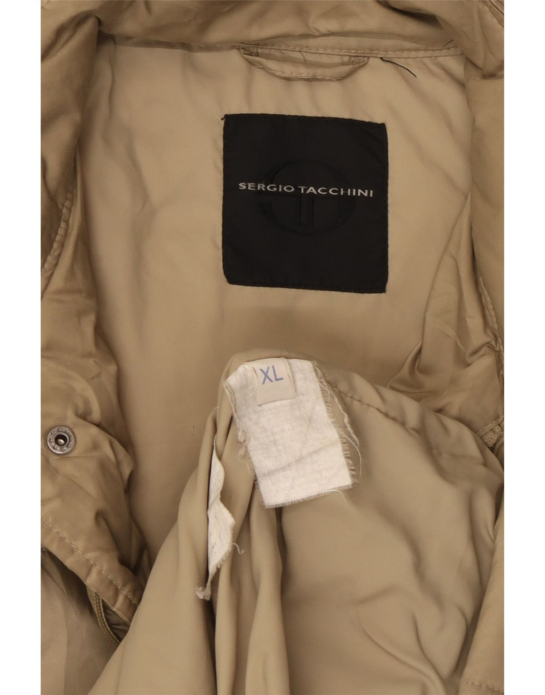 Giacca imbottita da uomo Sergio Tacchini UK 42 XL Beige