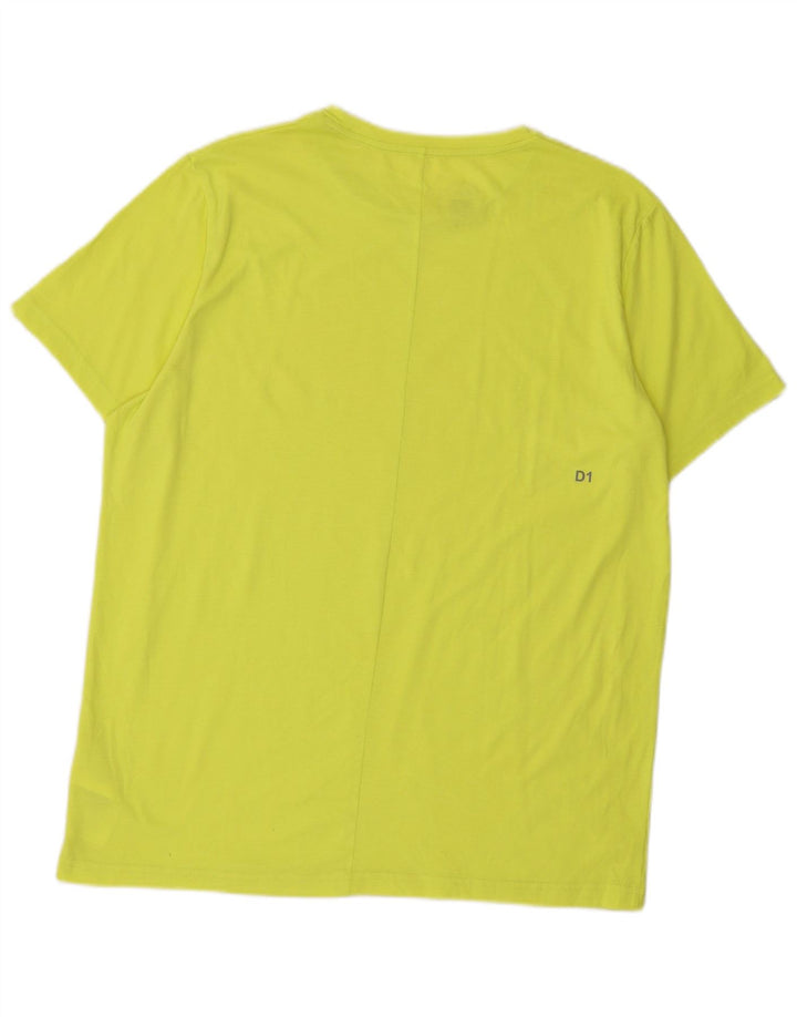 T-shirt grafica da uomo Asics Top XL verde poliestere