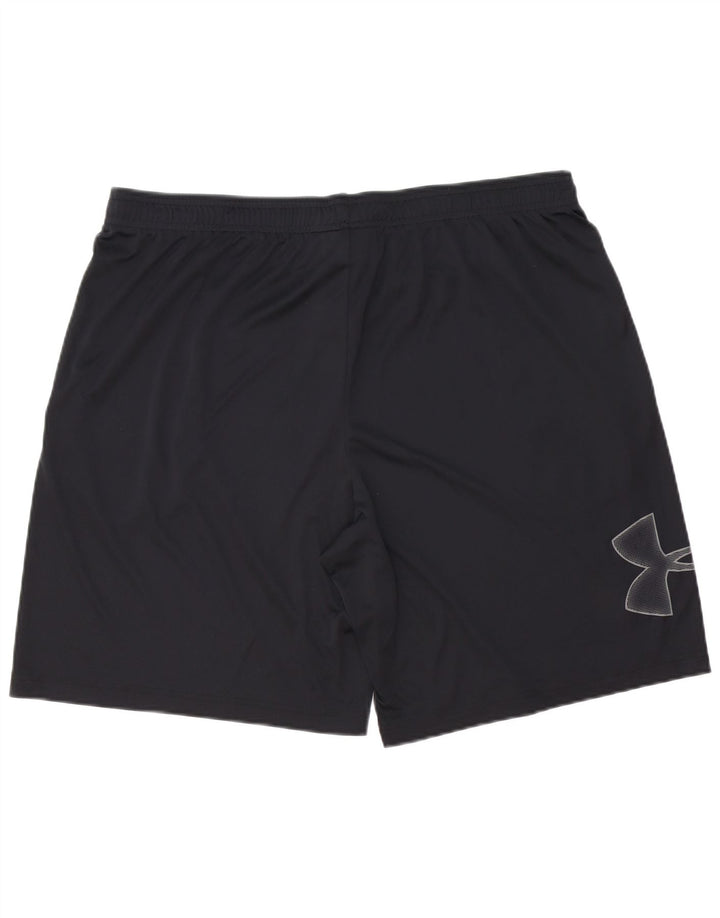Pantaloncini sportivi grafici da uomo Under Armour 2XL poliestere nero