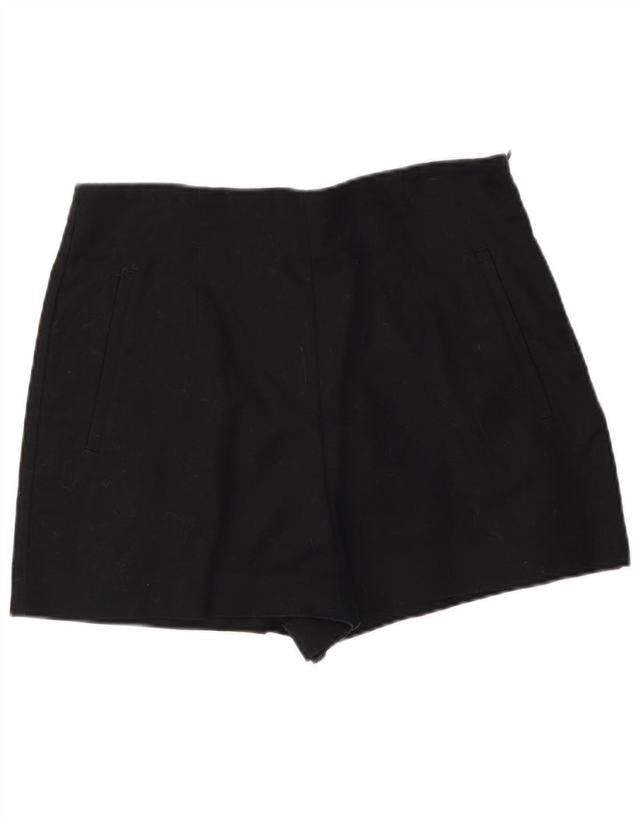 Pantaloni caldi a vita alta da donna Zara grandi W30 cotone nero