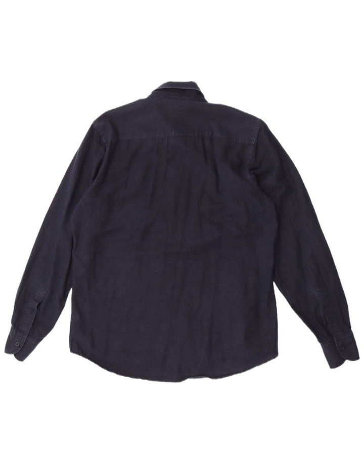 Camicia da uomo North Sails in cotone blu navy medio