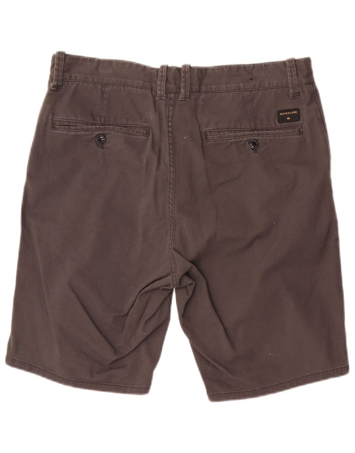 Pantaloncini chino da uomo Quiksilver W32 grigio medio