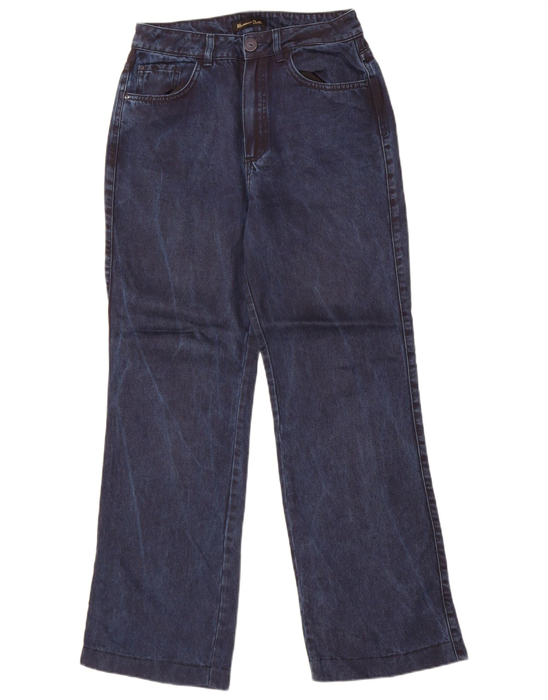 Jeans bootcut da donna Massimo Dutti EU 36 XS W26 L29 Lyocell blu navy