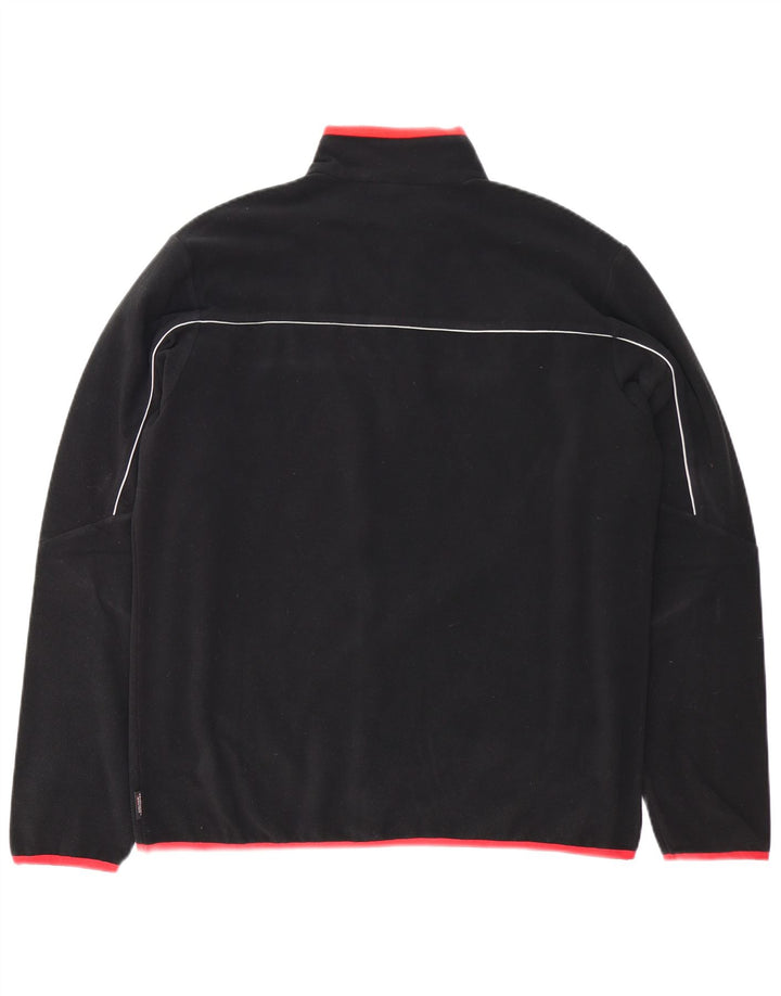 Maglione in pile da uomo Colmar con zip e collo 2XL poliestere nero