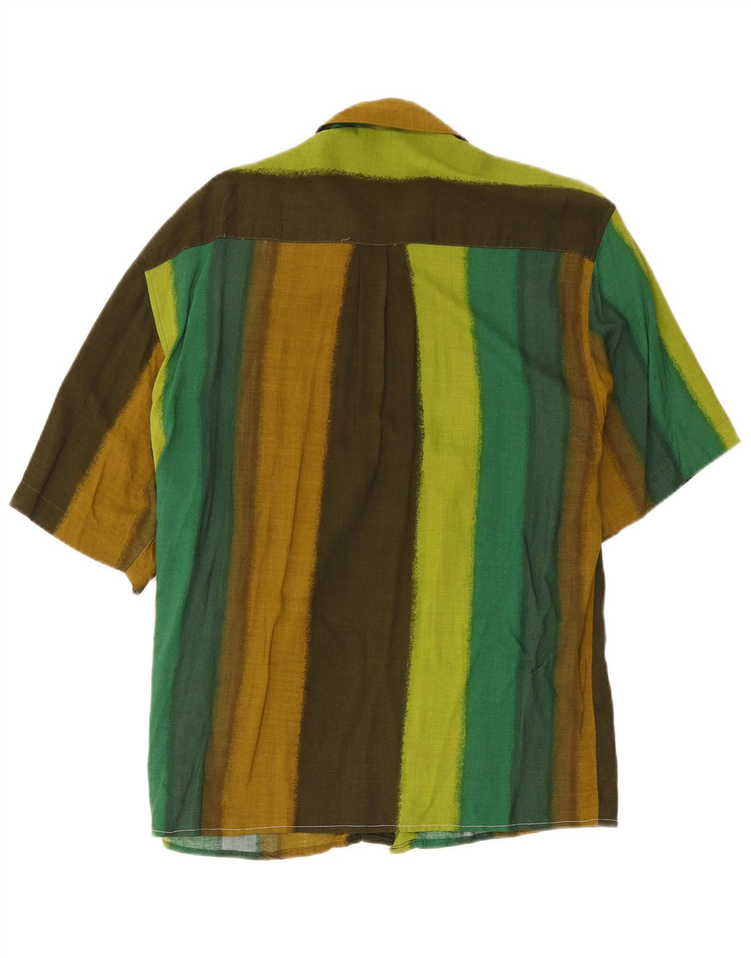 Club D'Amingo Camicia a maniche corte da uomo a righe piccole multicolore