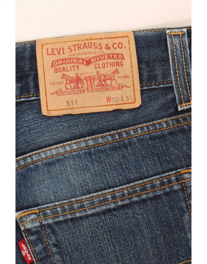 Jeans Levi's 511 Slim da donna W32 L29 Blu Navy