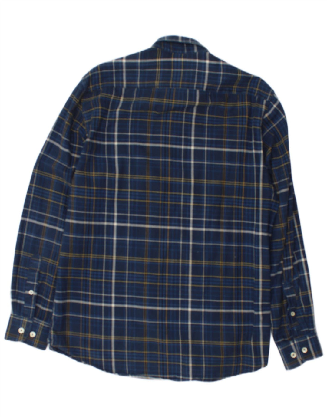 Carrera Camicia da uomo in flanella vestibilità regolare, grande cotone a quadri blu navy
