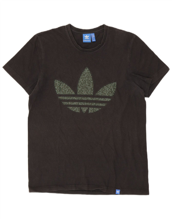 T-shirt grafica da uomo Adidas grande nera