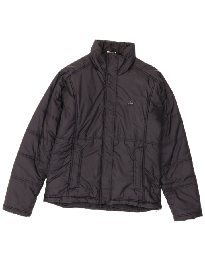 Giacca imbottita da donna Adidas UK 14 Large blu navy in poliammide