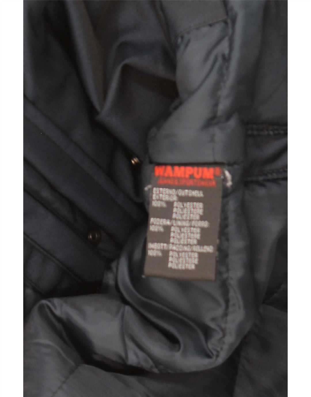 Giacca utility da uomo Wampum UK 38 poliestere blu navy medio