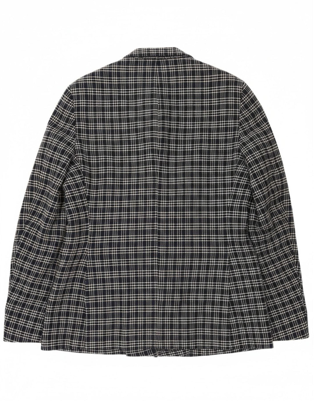 Giacca blazer doppiopetto da uomo Manuel Ritz IT 48 medio blu navy a quadri