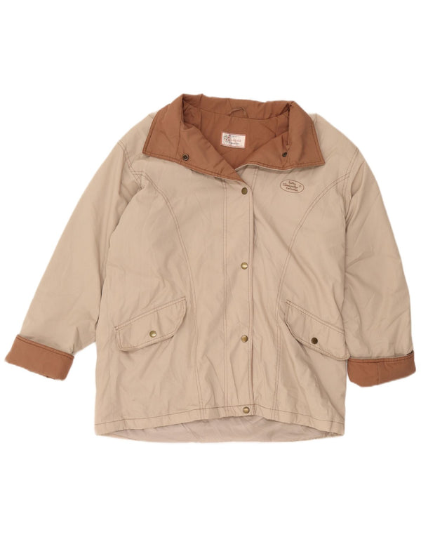 Giacca a vento da donna Woodpecker UK 10/12 Small Beige Colourblock