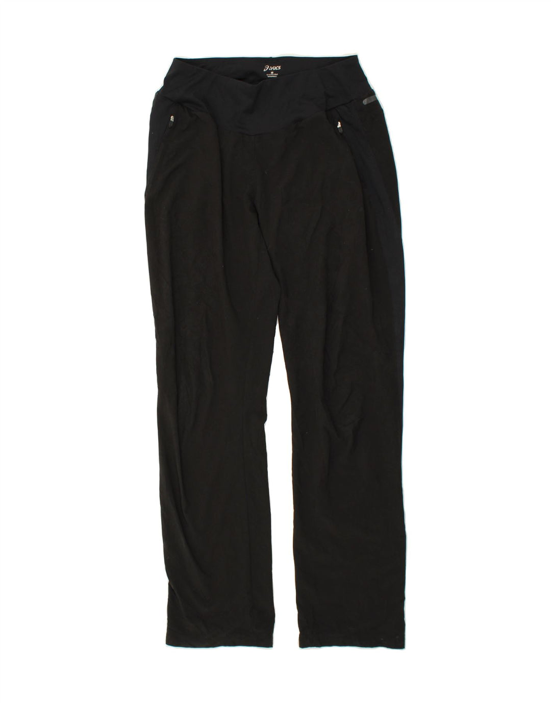ASICS Womens Straight Casual Trousers W28 L32 Navy Blue Polyester Vintage Asics and Second-Hand Asics from Messina Hembry 