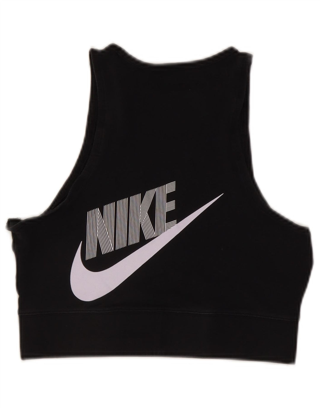 Top reggiseno da donna Nike UK 12 medio nero cotone