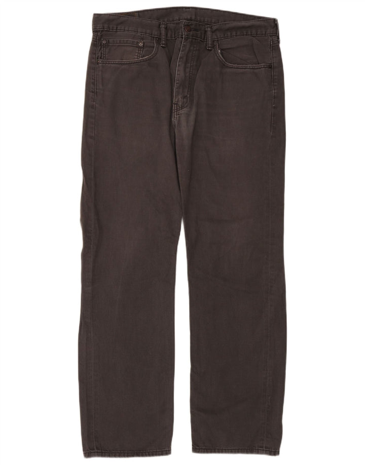Levi's Uomo 505 Jeans dritti W36 L32 Cotone grigio