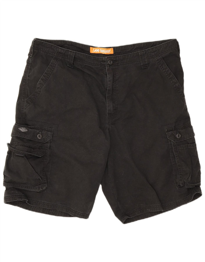Pantaloncini cargo da uomo Lee Salopette W38 XL in cotone nero